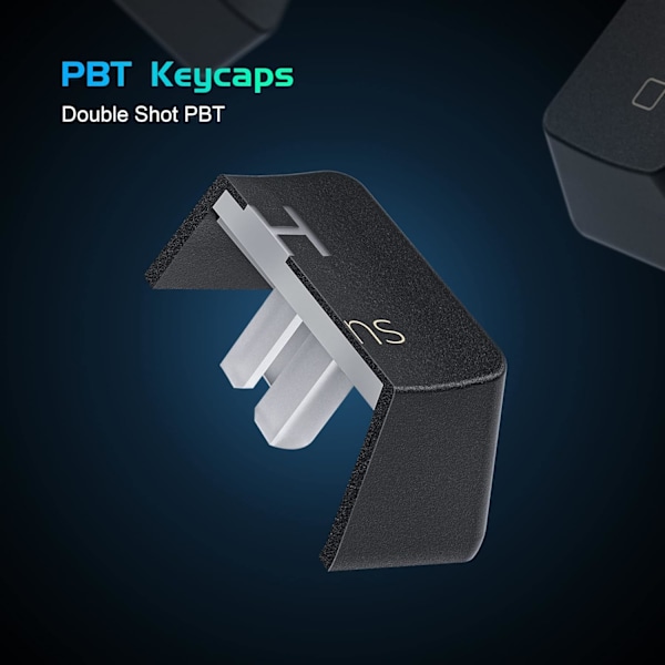 Bluetooth/2.4G/USB 60% Mekaniskt SpelTangentbord RGB Hotswappable PBT Keycaps Trådlöst/Trådbundet Tangentbord för Windows PC Gamer