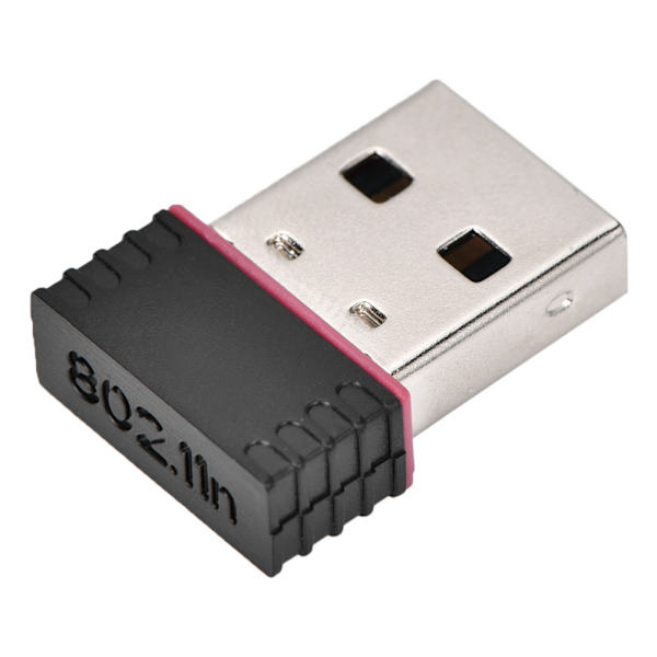 Mini USB trådløs adapter nettverkskort USB 2.0 Wifi Dongle 2.4HHz 600Mbps for WIN/MAC