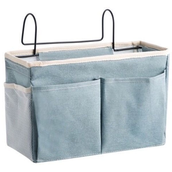 Sengside Oppbevaringspose med Kroker Multifunksjonell Hengende Organizer Caddy