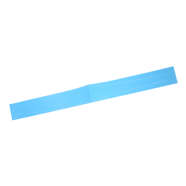 Midtskin for PS5-konsollen, integrert, ripebestandig midtre stripemærkat til PS5 Digital Edition-vert, blå