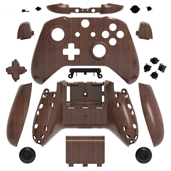 Komplett Beskyttelsesetui Bolig Reservedeler For Xbox One Wood grain