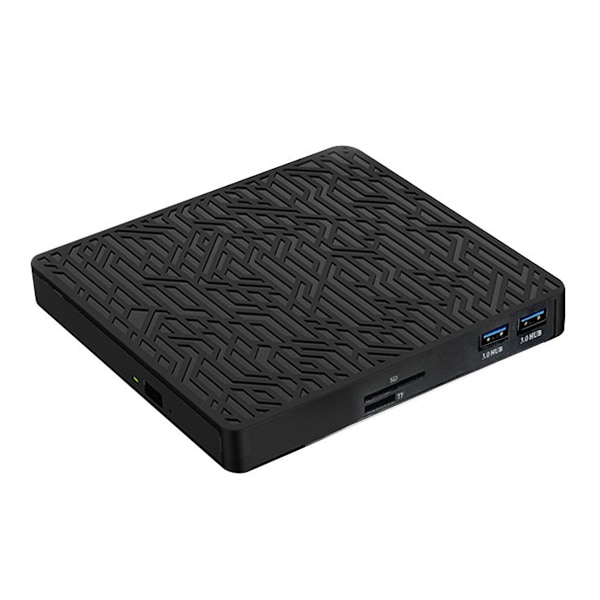 Extern Blu-ray-enhet, Portabel Blu-ray-spelare med USB 3.0 Type-C-gränssnitt, Multifunktionell Blu-ray-enhet Kompatibel med Laptop MacBook Pro