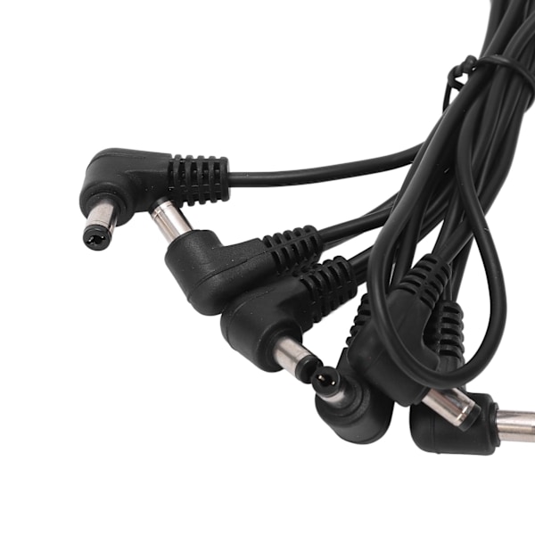 Gitarr Effekt Pedal Strömförsörjningsadapter 6 Vägs Daisy Chain Kabel EU-kontakt 100-240V
