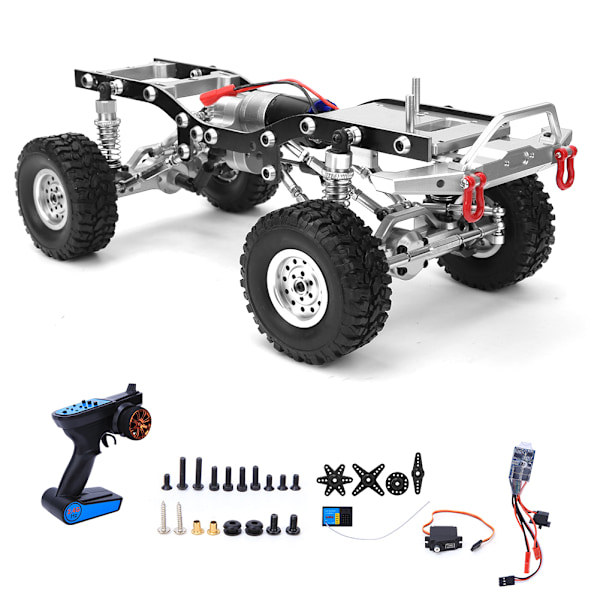 Precisions CNC-bearbetad Rc-bilram i aluminiumlegering, hållbar uppgradering för Scx24-fordon, lättviktsuppgradering med anodiserad finish och