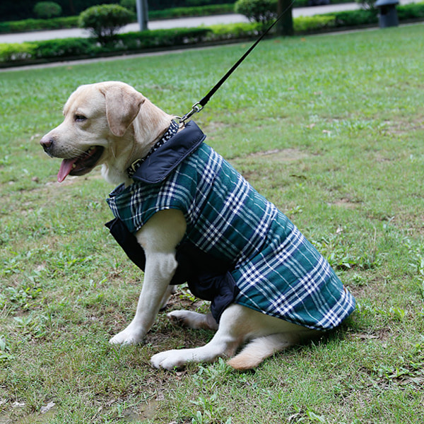Husdjurskläder Hund vinterkläder varm rutig skjorta