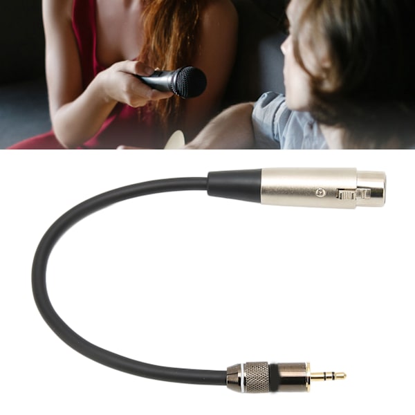 3,5 mm til XLR Mikrofonkabel DC 3,5 mm Han til XLR Hun Mikrofonforbindelseskabel 2m