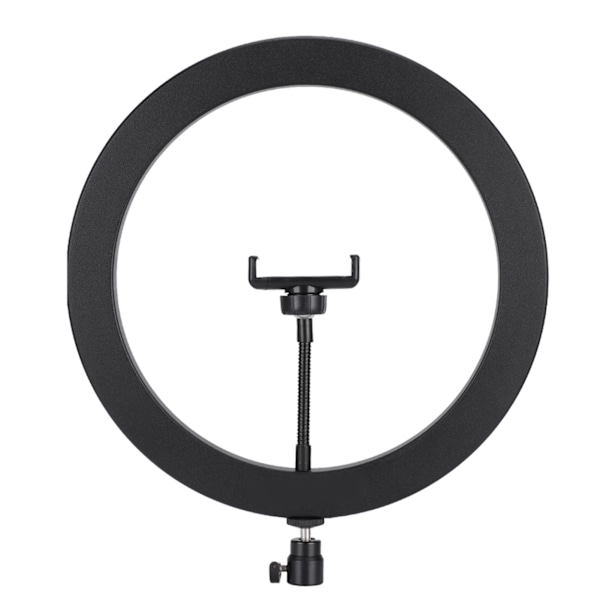 PULUZ PU411 ABS 12 tuuman RGB himmennettävä LED-rengasselfie Live Broadcast -täyttövalo 100-240V