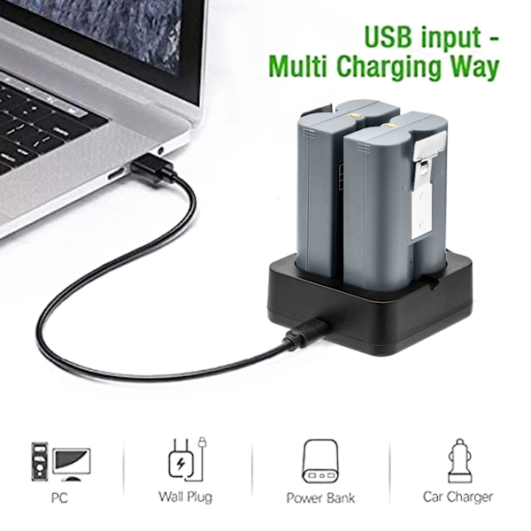 Litiumbatteri for dørklokke 6040mAh erstatningsbatteri for videodørklokke med ladekabel