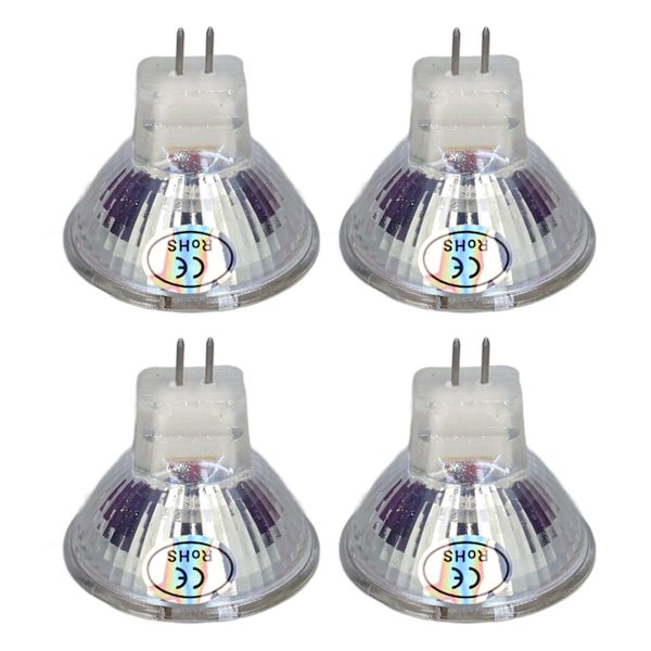 4 st MR11 LED-lampa 5W 500lm Lamputbyte med 15 pärlor Doubl