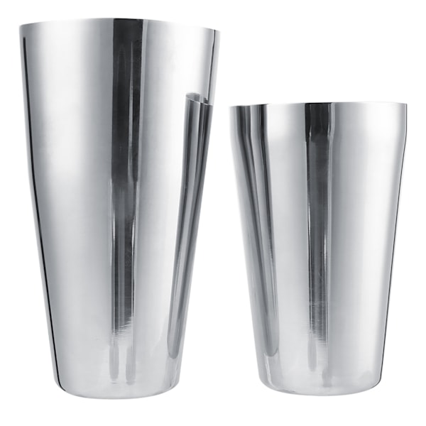 Rustfrit stålkrus til cocktails, shaker-sæt til blanding og servering af drikkevarer (800/600 ml)