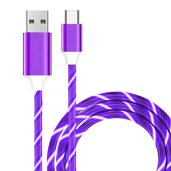 Streamer datalinje er egnet for TypeC mobiltelefon hurtiglading med løpelys