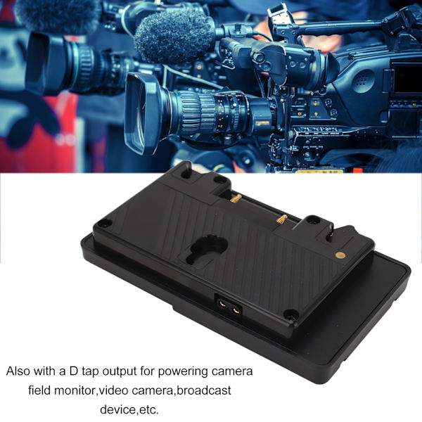 Konverteradapterplatefeste for Anton Bauer Gold Mount-batteri til V Mount-batteri med D Tap-utgang S GP A-konverterplate
