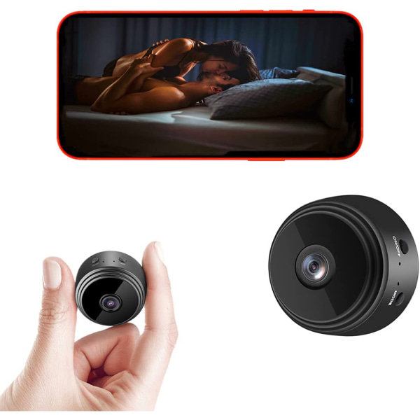 Mini spionkamera-Dold kamera-Trådlös WiFi-kamera-1080P HD Vi