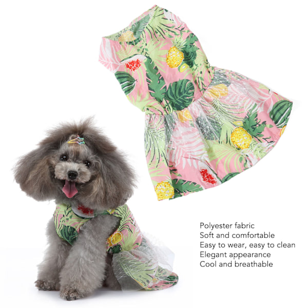 Parisian Pet Hundklänning, Bekväm Ärmlös Rundhalsdesign, Elegant Och Stilfull För Vardagsbruk, Semestrar, Fotograferingar, Fester, Bröllop