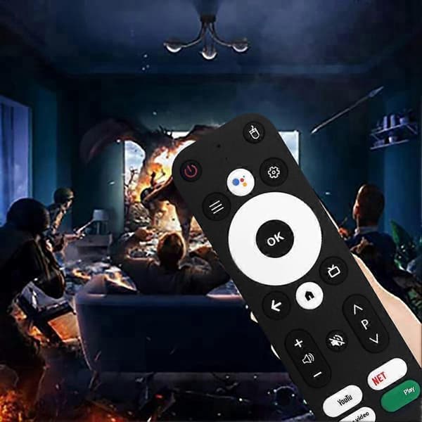 GETIT Erstatt stemmefjernkontroll kompatibel med YOUWEI-MI TV Box 4K stemmefjernkontroll