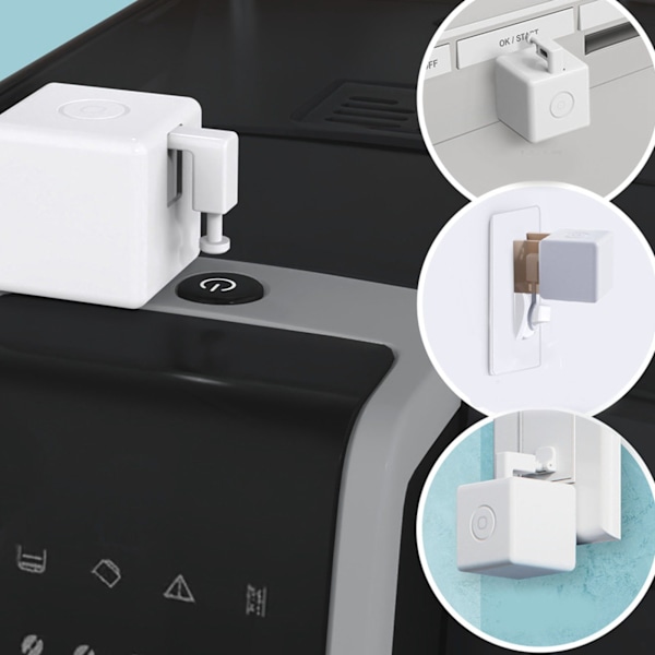 Smart Switch Pusher Universell Smart Home App Trådlös Fjärrkontroll Smart Switch Knapp Tryckare för Tuya Generation 3 Bluetooth