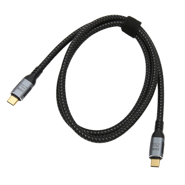 USB 4.0 Gen 3 datakabel 40 Gbps överföring 240 W laddningsstöd 8K 60 Hz skärmtyp C till typ C-kabel för bärbar dator surfplatta