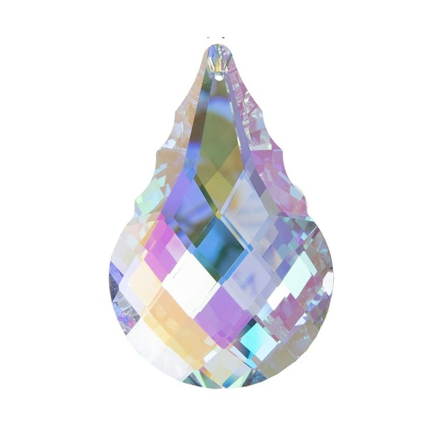 Färgglada kristallkronor kristaller hängande lampa prismor