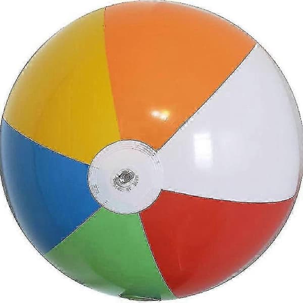 oppustelige badebolde 6-pak, regnbue badebold poollegetøj 25-26s