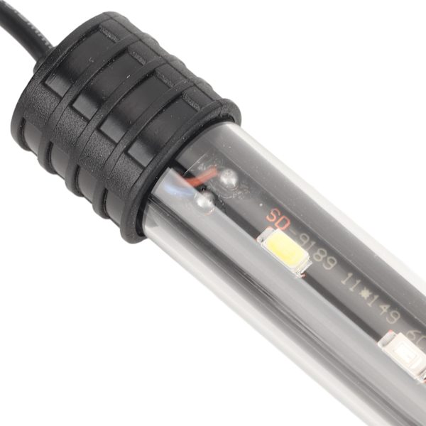 LED Akvarie Lys Høj Lysstyrke Nedsænkelig Blå Hvid Fisk Tank Lampe til Landskab EU Stik 220V ZY 15B Med Afbryder