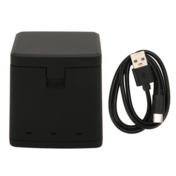 USB-kamerabatterilader - Effektiv trippel ladestasjon for 11 10 9 sportskamerabatterier