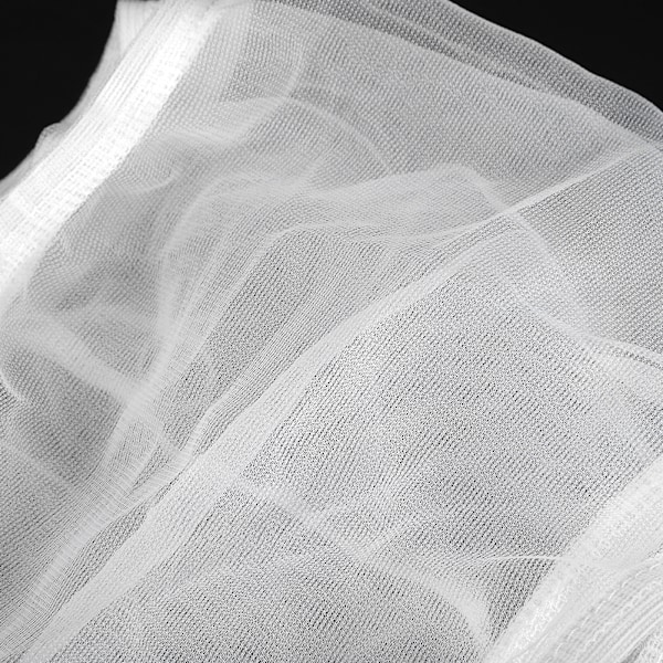 2 stk. Fuglebur Dækken Fuglebur Polyester Net Dækken Frøfanger Universal Papegøjer Bur Tilbehør Hvid S
