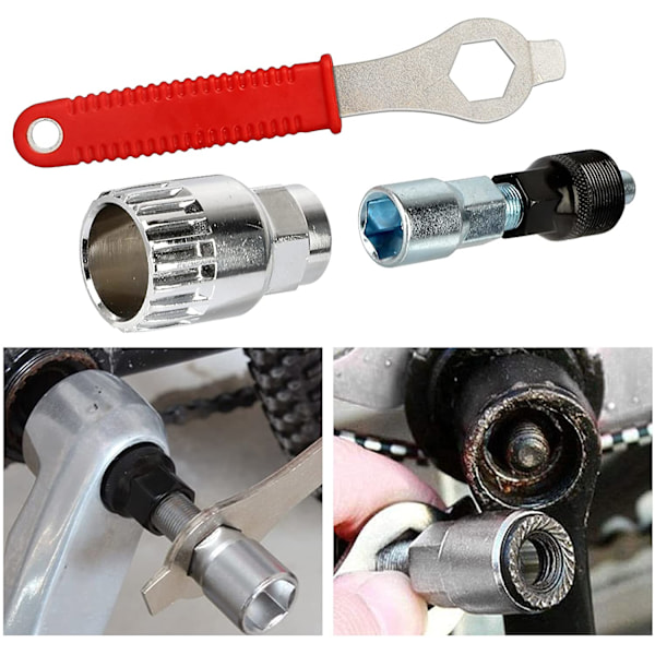 Professionell cykelreparationsverktygssats, hållbar design för olika märken inklusive Shimano, Sachs Aris, säkerställer smidig drift och lång livslängd,