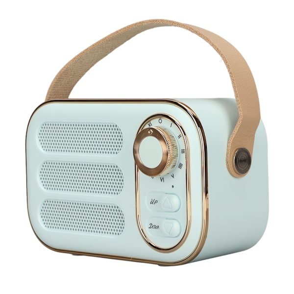 Bluetooth-højttaler Stereo HiFi-lyd USB-opladning Retro bærbar trådløs højttaler til hjemmet Rejse