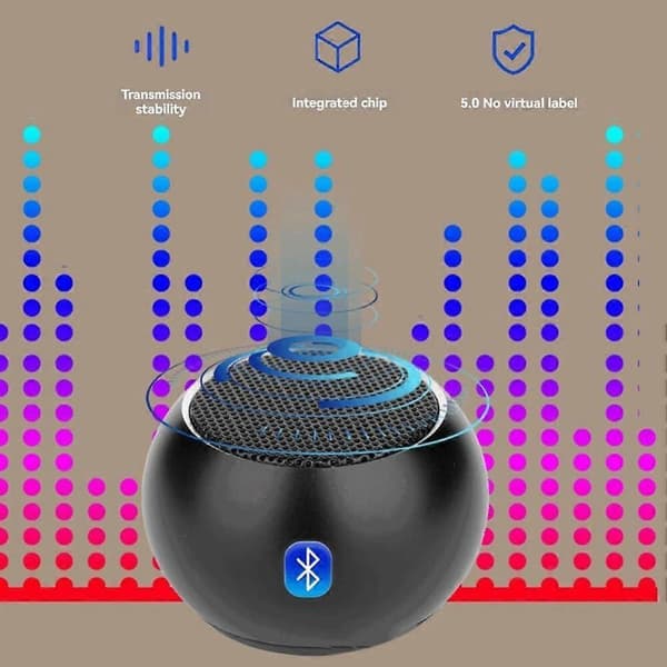 Mini langaton Bluetooth-kaiutin, kannettava korttipaikallinen Bluetooth-kaiutin, kompakti ulkokäyttöön tarkoitettu Bluetooth-kaiutin
