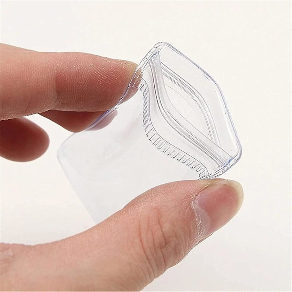 Bred Användning Portabel Design Transparent Smyckesorganisatör, Örhängesförvaringsbok För Rese-smyckeskrin, Högkvalitativt PVC-material Med