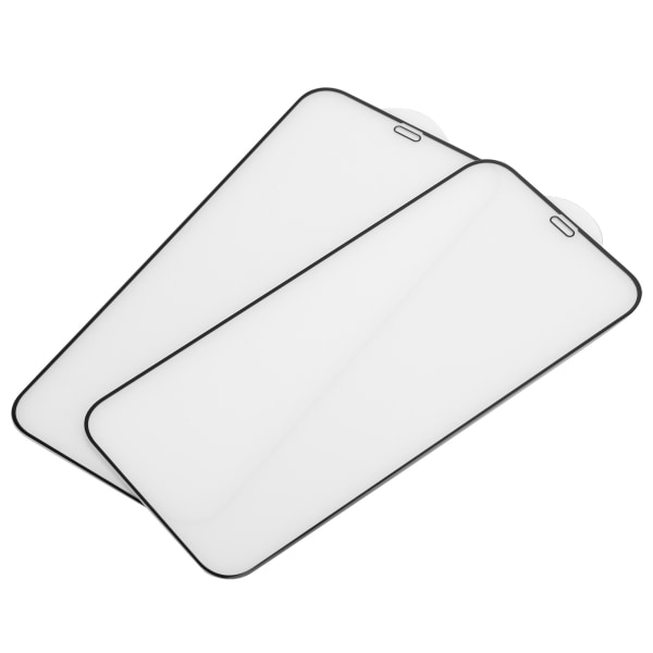 2 st skärmskydd i härdat glas till mobiltelefon, transparent skydd för iOS 12Pro Max