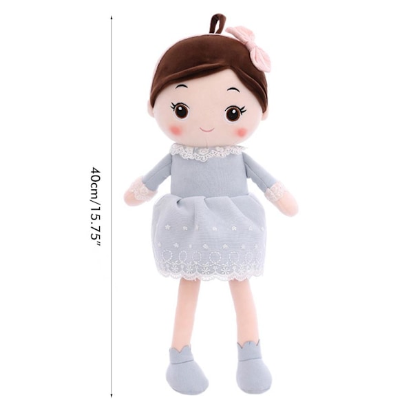 40cm Søte Rag Dolls Utsøkt Rag Doll Toy Jenter Sovende Leke Myk Rag Doll Pude Gaver for Romdekorasjon
