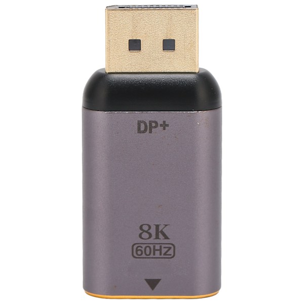 HD Multimedia Interface-adapter 8K vid 60Hz HD-video HD Multimedia Interface-konverter för arbete HD Multimedia Interface-hona till DP-hane 8K-adapter