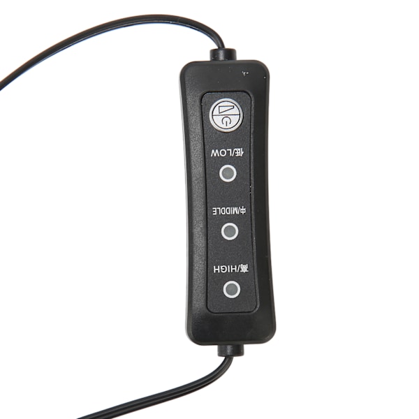 USB Blæser Fan 3.8in 3 Hastighedstilstand DC 5V Børsteløs 3800 RPM 22 CFM Computer Køleventilator til PC Elektronik 3D Printer