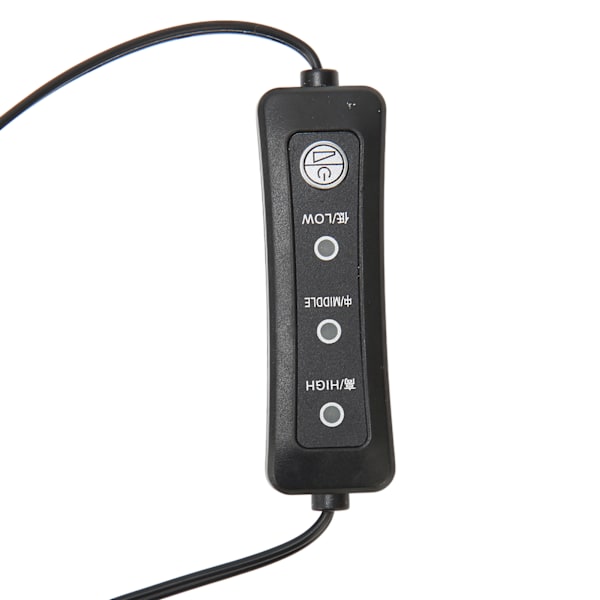 USB-fläkt 3,8 tum 3 hastighetslägen DC 5V borstlös 3800 RPM 22 CFM datorkylningsfläkt för PC-elektronik 3D-skrivare