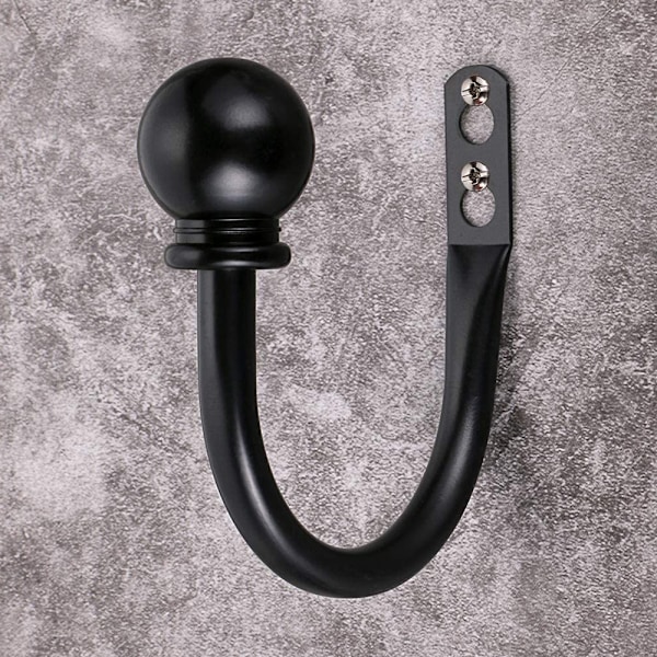 Runde Finials Gardin Holdbacks, Dekorative Gardinkroker Vegg