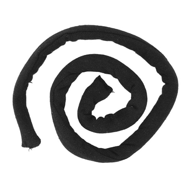 Spiral Lock Hårbånd Bøjbar Lang Dreadlock Hestehale Holder til Tykt Krøllet Hår Ren Sort