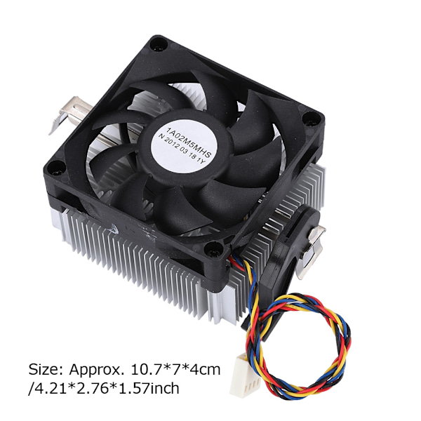 For AMD CPU Cooler 12V Hydraulic Bearing 2200RPM High Speed 7015 Silent Fan