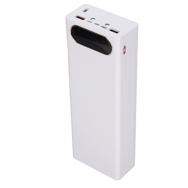 22,5W hurtiglading Power Bank-etuisett, avtakbart LCD-deksel, 20x18650 batteriboks, Power Bank-deksel