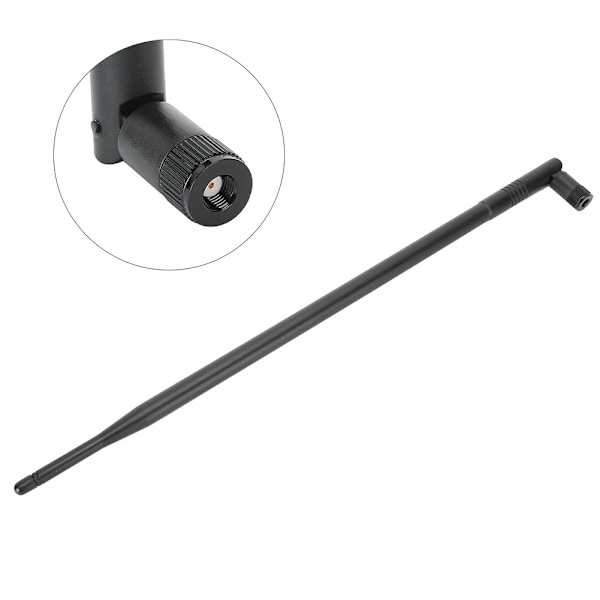 ABS Svart Kompakt W209 9DB Hard Rod WIFI 2.4GHz 9DBI Nettverkskort Router Høyforsterket Antenne Forbedre Stabilt Signal