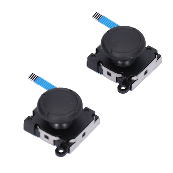 Joystick-ersättningsverktyg Konsolreparationssats med 3D Analog Joystick-skruvmejslar Pincett för NSwitch-kontroller (Svart)