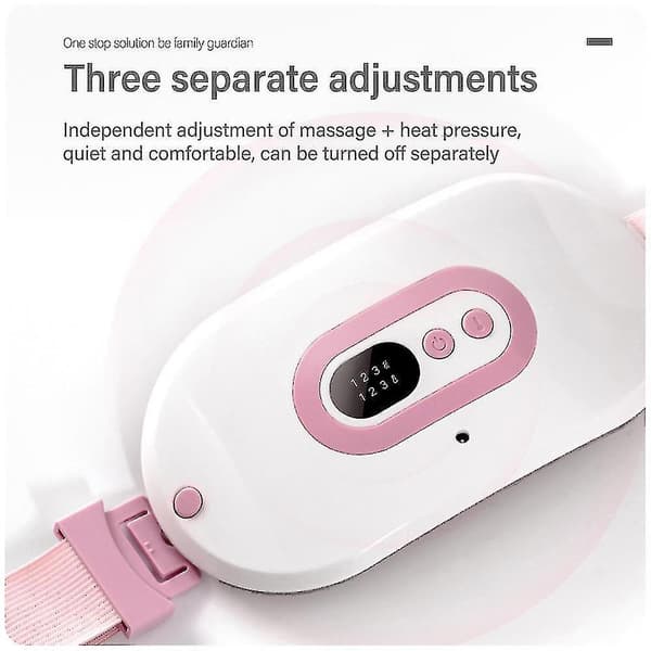 GETIT Långt Infrarött Massagebälte Vibrationsbälte Massagemaskin Midja Menstruationsmassagebälte