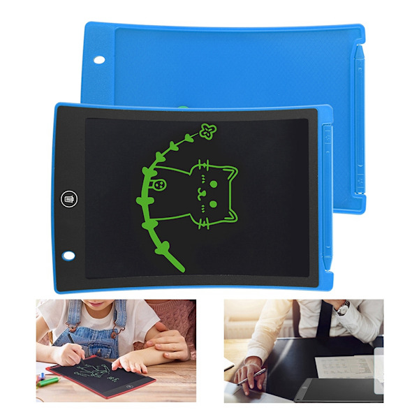 8,5-tums LCD-skärm Handskrift E-Writing Board Writing Business Drawing Tablet Memo Blå