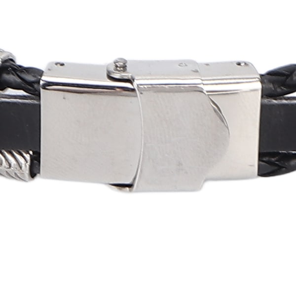Lærperle armbånd håndleddsstropp Retro flettet armbåndserstatning for Fitbit Inspire