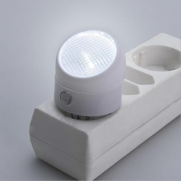 LED nattlys med skumringssensor, 1W, automatisk tenning