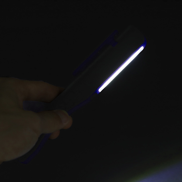 Genopladelig COB LED lommelygte hånd lomme pen arbejdslys med