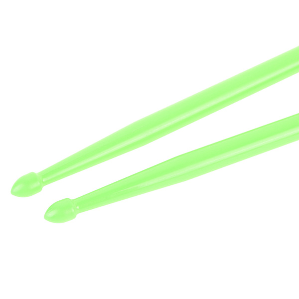 2PCS Nylon Trumstockar Övning Trumstockersättning Bärbar Trumstockar för Slaginstrument Gräsgrön
