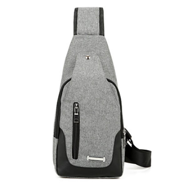 1 stk. Kompakt Crossbody Rygsæk og Dagstaske Multifunktionel Brysttaske