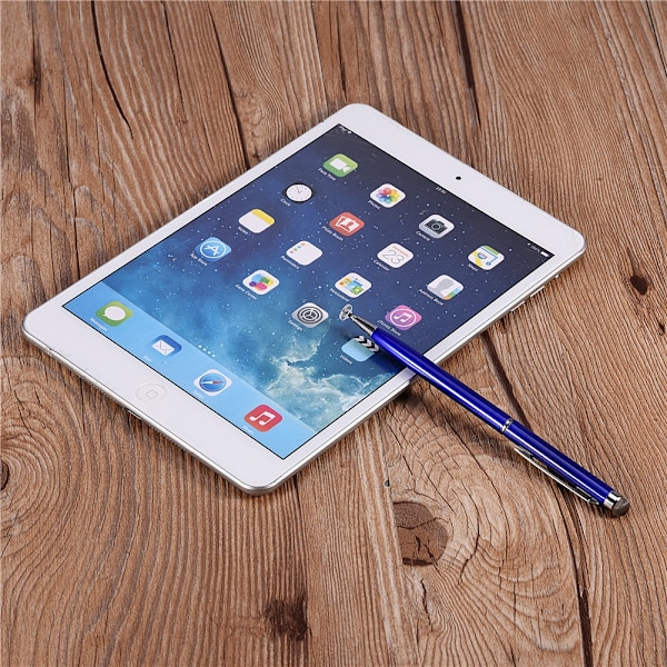 Universal udskiftning kapacitiv touch screen stylus pen klud hoved til iOS/ Samsung blå
