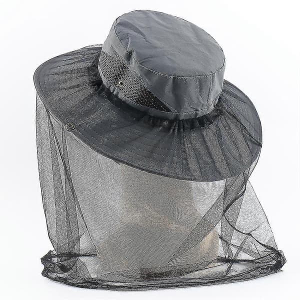 Sol- och mygg- och insektsäker nätmössa* Khaki